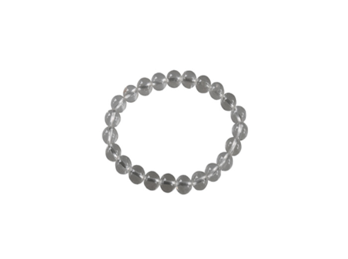 Bracelet en cristal de roche 8 mm