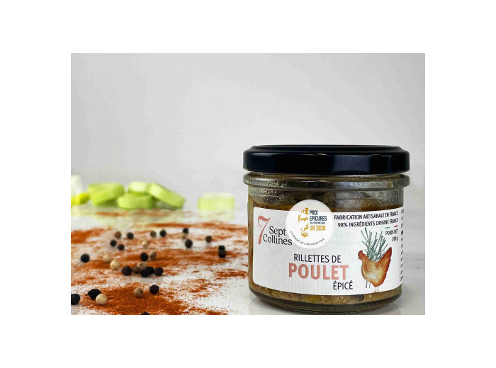 Rillettes de Poulet épicé