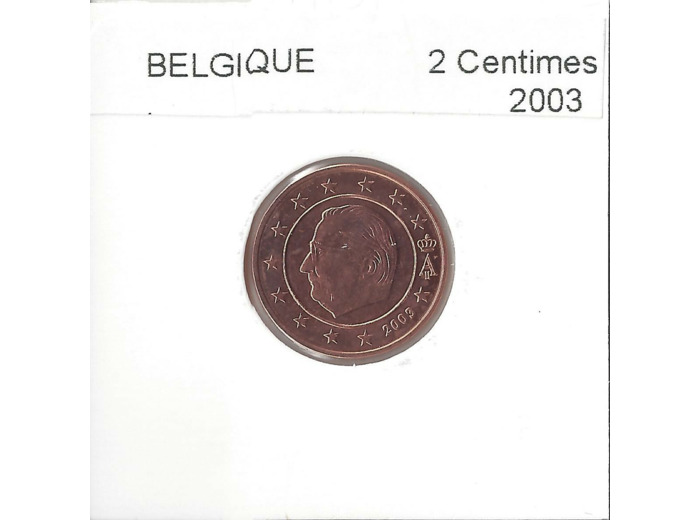 Belgique 2003 2 CENTIMES UNC