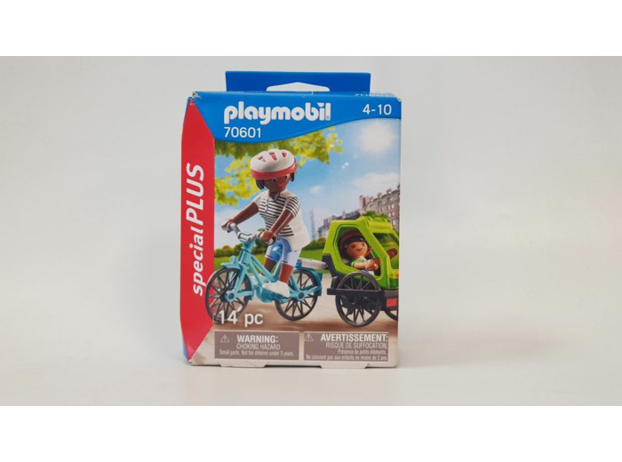 PLAYMOBIL 70601 CYCLISTES MAMAN ET ENFANT PLAYMOBIL SPECIAL PLUS BOITE NEUVE