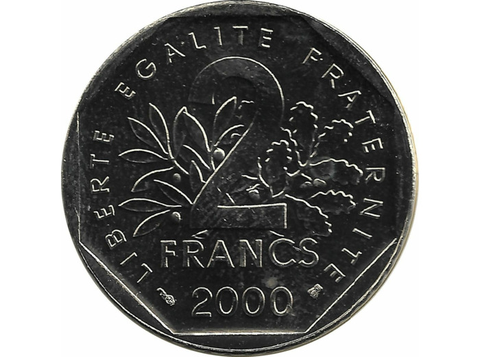 FRANCE 2 FRANCS ROTY 2000 BU
