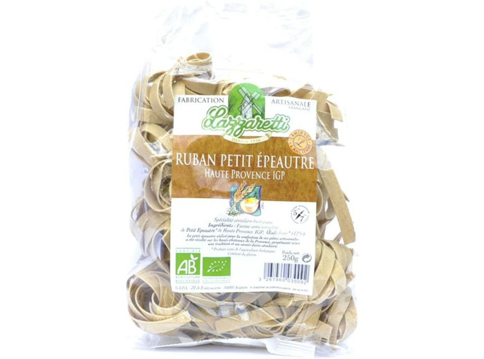 Ruban petit epeautre aux oeufs IGP 250g LAZZARETTI SAPA