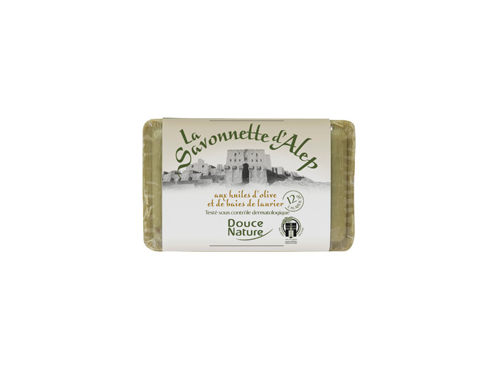 Savonnette d'Alep 12% d'huile de baies de Laurier 100g