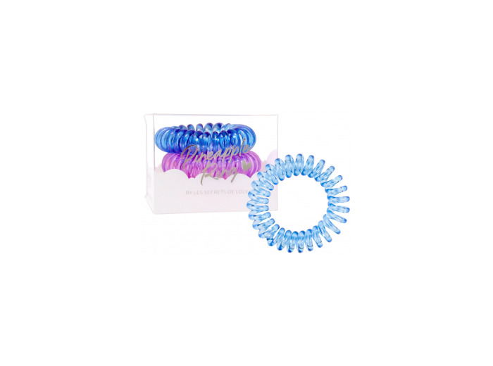 Set de 3 élastiques Pineapple ring blue