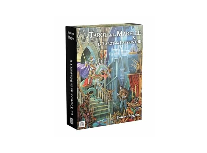 Le tarot de la Marelle - Suivi de Le Tarot du Labyrinthe. Avec deux sets de 78 cartes, un livret et deux tirages d'art format A5