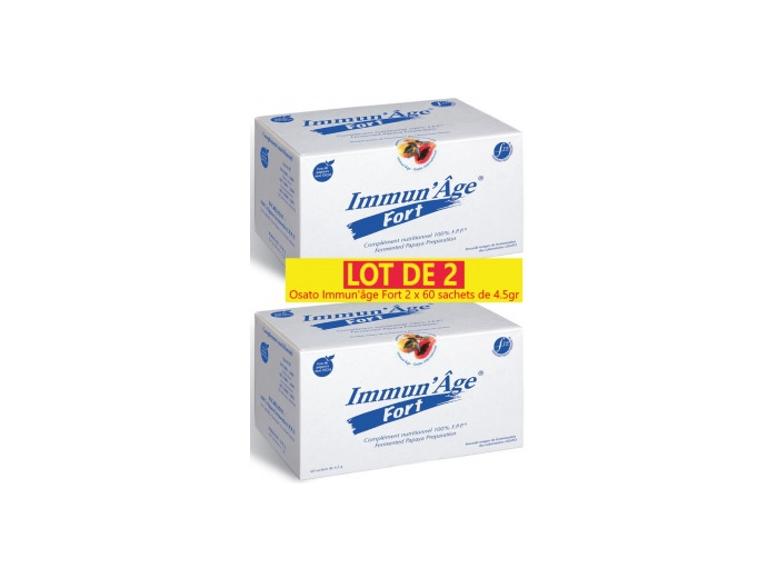 Lot de 2 Immun'âge Fort 2 x 60 sachets de 4.5gr