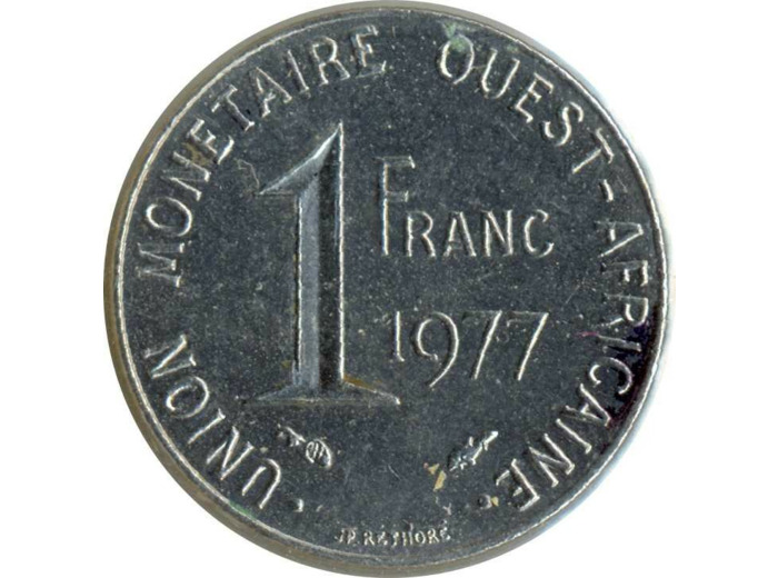 B.C.E.A.O 1 FRANC 1977 SUP-