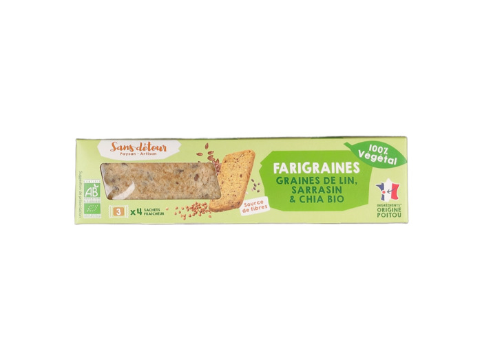 Biscuits Noix Miel Châtaigne 185g Bio