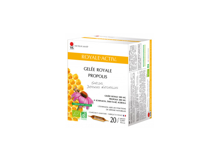 Royale'Activ Bio-20 ampoules-Vecteur santé