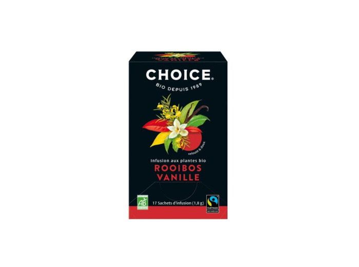 Infusion rooibos vanille 17 sachets 30.6g