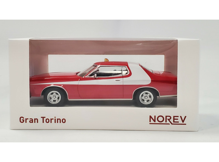 FORD GRAN TORINO STARSKY ET HUTCH NOREV 1/43 BOITE D'ORIGINE