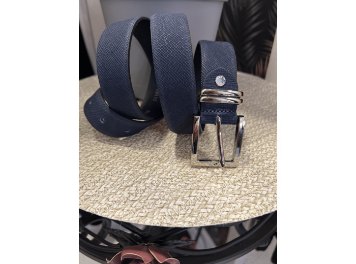 CTF 24-1 Ceinture femme cuir marine