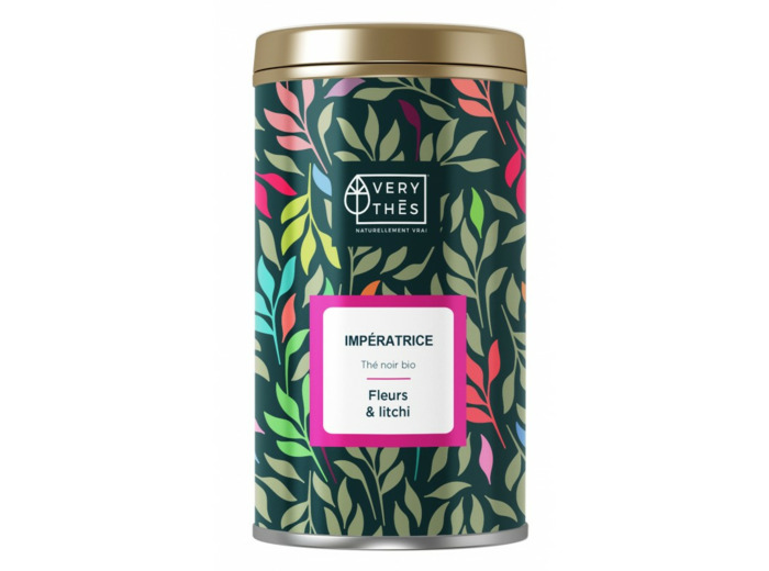 Thé noir bio Impératrice, fleurs et litchi
