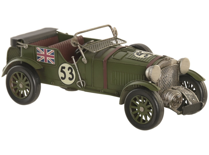 Voiture décorative en métal de style Anglais.