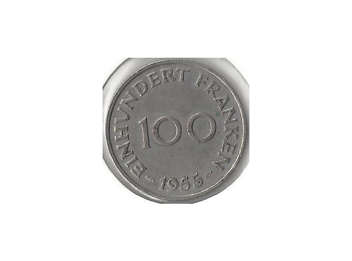 SARRE 100 FRANKEN 1955 TB+