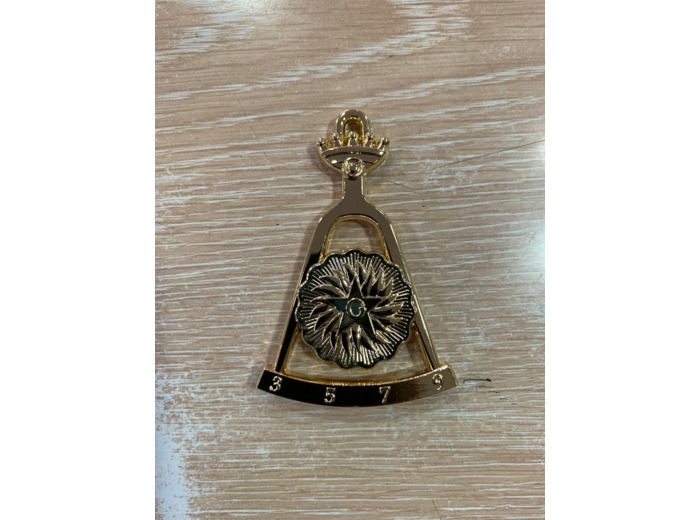 Bijou 14ème degré Rite R.E.A.A. Soleil tournant