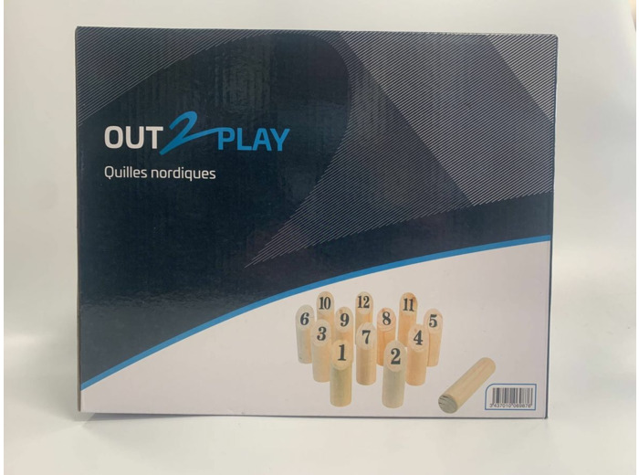 JEU DE QUILLES NORDIQUE EN BOIS OUT 2 PLAY de chez WDK BOITE NEUVE