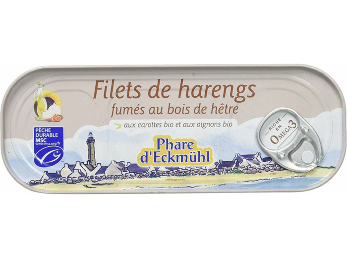 HARENG FUME FILET LEGUMES 150G Phare d Eckmühl