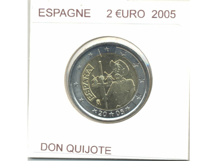 ESPAGNE 2005 2 EURO COMMEMORATIVE DON QUICHOTE SUP