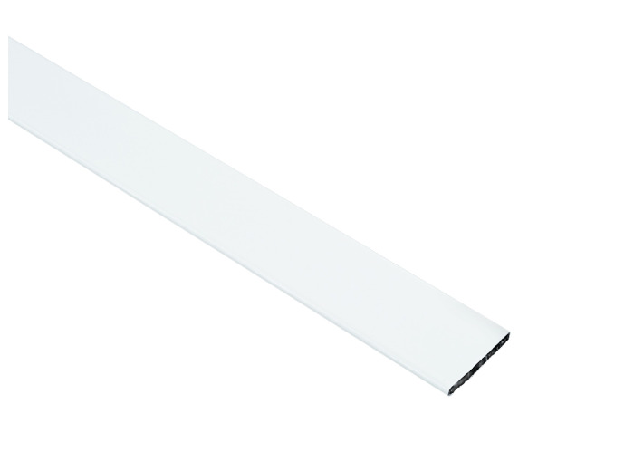 Barre de charge 3*25mm acier blanc laqué 2m unité M418173