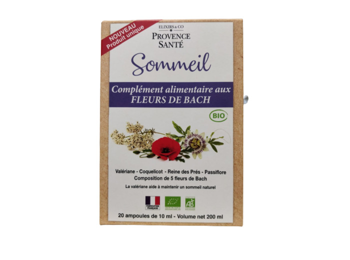 Sommeil-Fleurs de Bach et plantes-20Ampoules-Elixir&Co