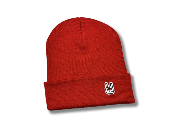 Bonnet « Hell yeah Poulette » Rouge Red Lips