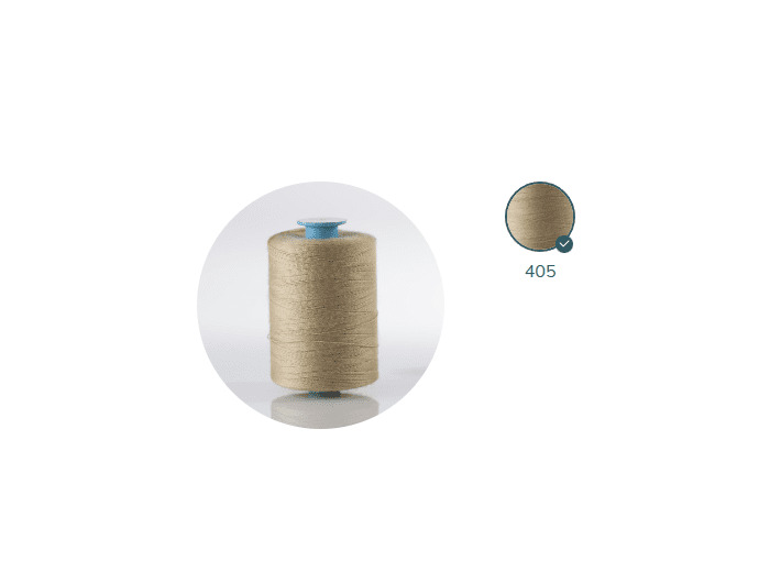 ZX 35 - 405 BIS FIL À COUDRE 100% POLYESTER TRÈS RÉSISTANT bobine 500m