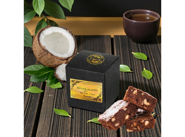 Thé Vert Rêves Cacaotés - Noix de Coco / Brownie
