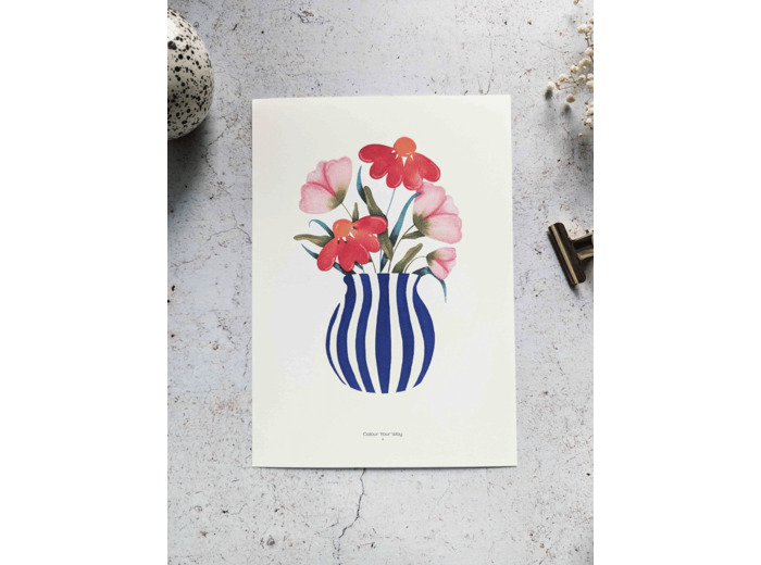 Affiche "Garden power - Le vase"