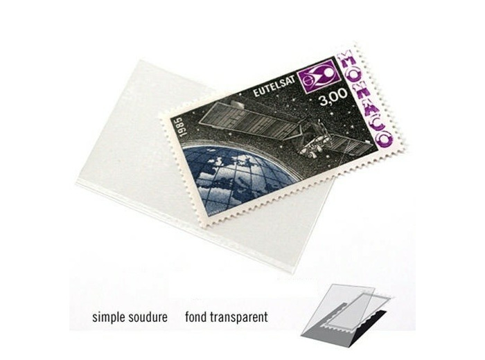 POCHETTE 1 SOUDURE 42 X 31 mm Fond TRANSPARENT (Yvert)