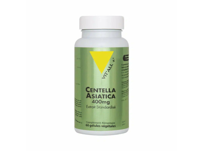 Centella Asiatica Extrait 400mg-60 gélules végétales-Vit'all+