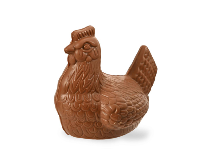 Poule Chocolat Lait - H 11cm - 140G