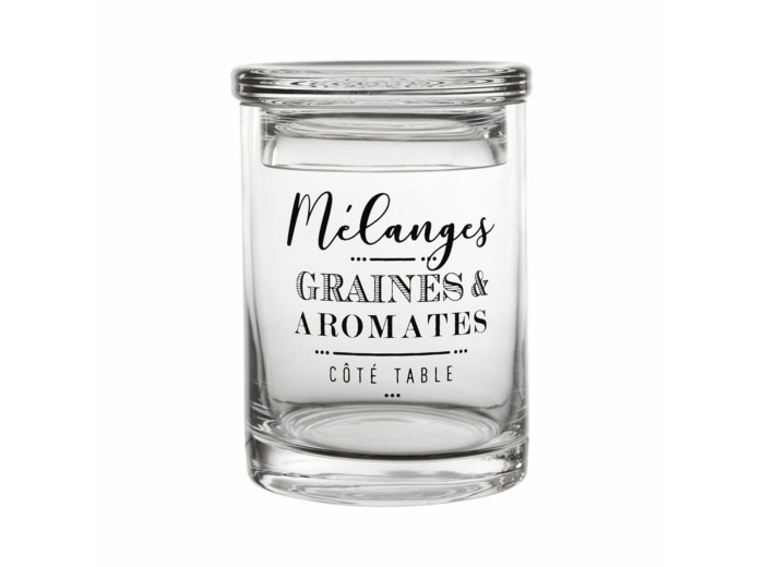 Pot en verre Papilles 13cm