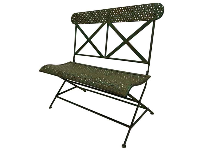 Banc de jardin pliable 102x50x92cm