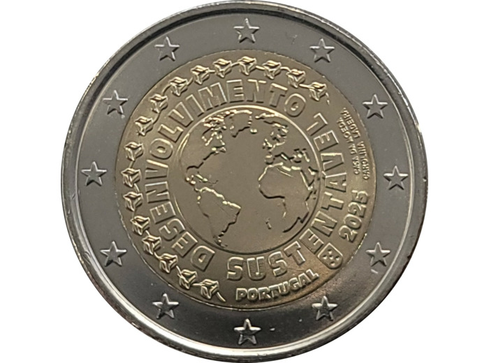 PORTUGAL 2025 2 EURO DEVELOPPEMENT DURABLE UNC