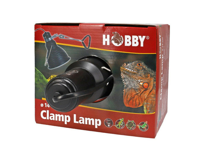 Clamp Lamp, noir - Ø14cm