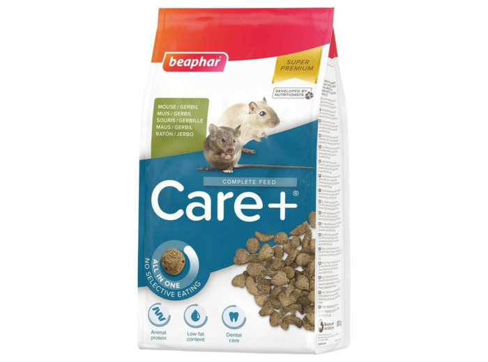 Alimentation extrudée CARE+ pour gerbille & souris - 500G
