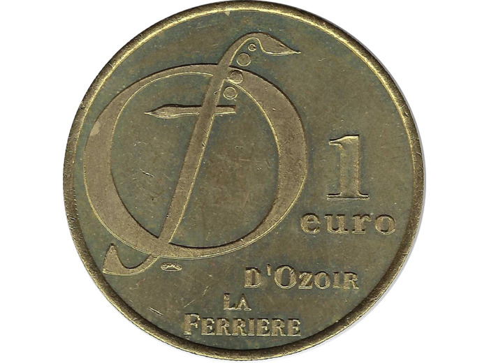 EURO TEMPORAIRE 1 EURO D'OZOIR LA FERRIERE 1997 1998 UNC
