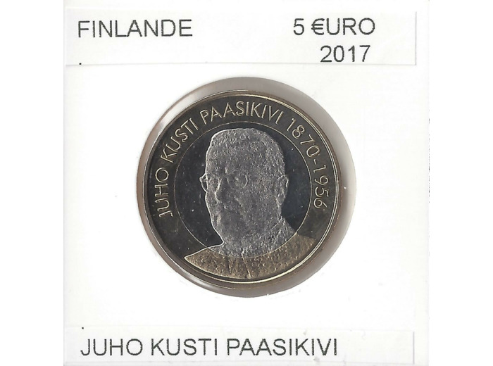 FINLANDE 2017 5 EURO JUHO KUSTI PAASIKIVI  SUP