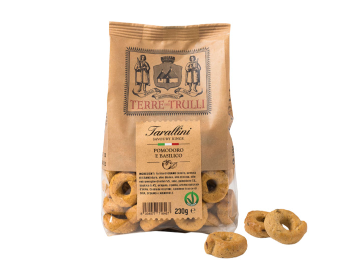Tarallini tomate et basilic 230g