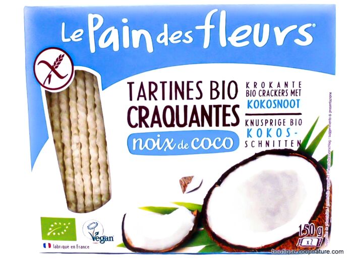 Tartines Craquantes à la Noix de Coco Bio 150g