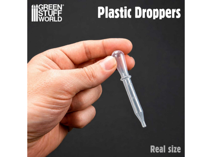 Pipettes plastique - Goutte à Goutte - 50pcs