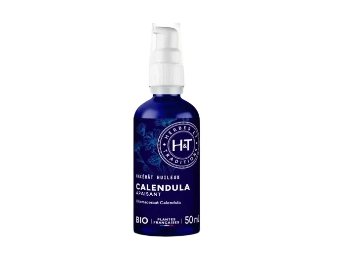 Huile de Calendula Bio-50ml-Herbes et Traditions