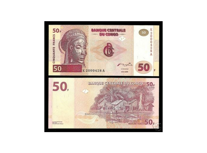 CONGO ( BANQUE CENTRALE DU ) 50 FRANCS 04/01/2000 NEUF