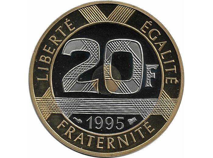 FRANCE 20 FRANCS MONT ST MICHEL 1995 BE belle epreuve