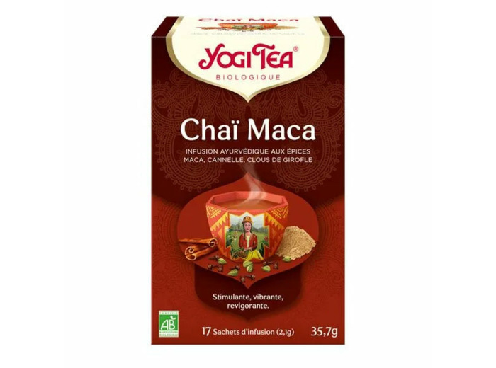 Infusion Chaï Maca Bio-17 sachets-Yogi Tea