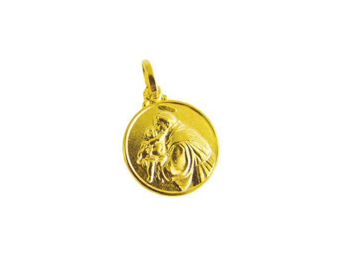 Médaille 18mm en Laiton - ANTOINE