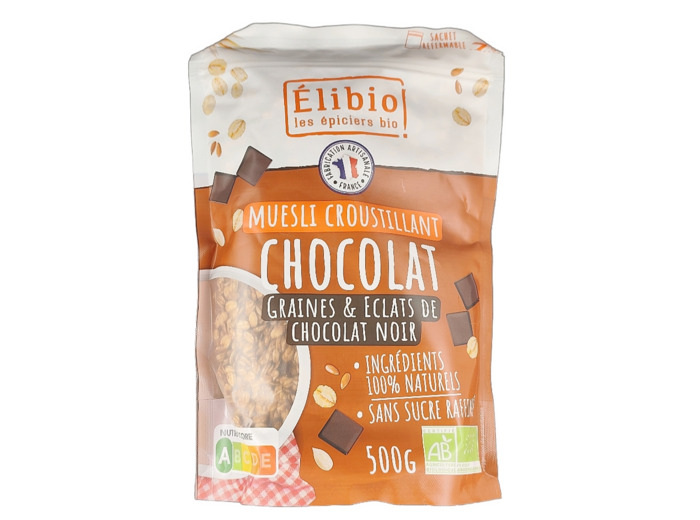 Muesli Croustillant Chocolat 500g Bio