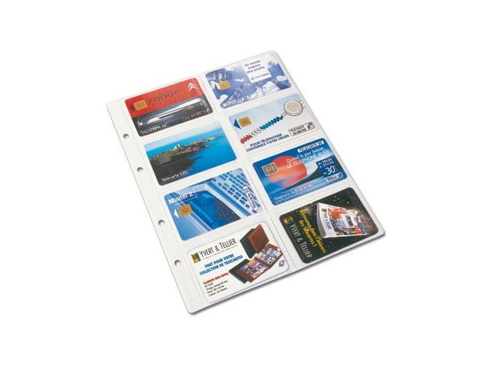PAGES POUR ALBUM TELECARTE par 10 (Yvert)