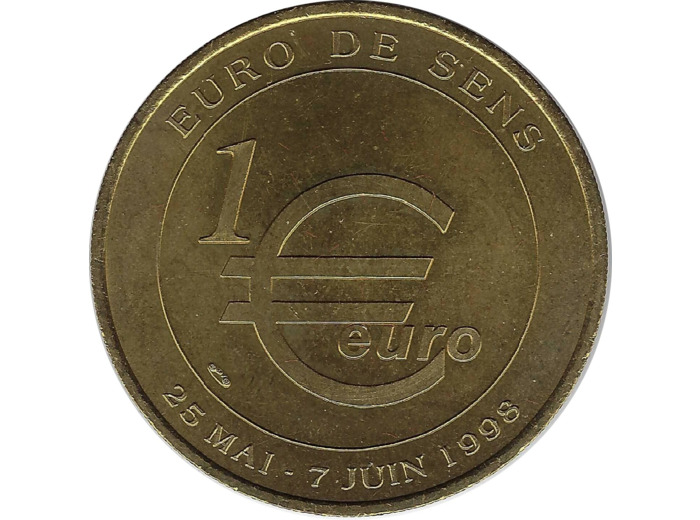 EURO TEMPORAIRE 1 EURO DE SENS 1998 UNC